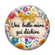 Cabochon Verre - une belle mère qui déchire