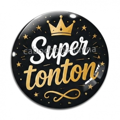 Cabochon Verre - super tonton