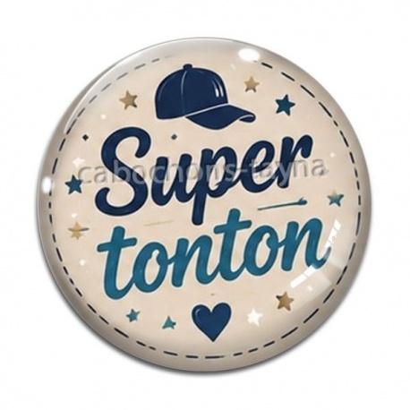 Cabochon Verre - super tonton