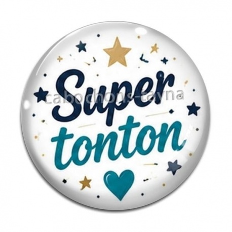 Cabochon Verre - super tonton