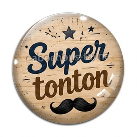 Cabochon Verre - super tonton