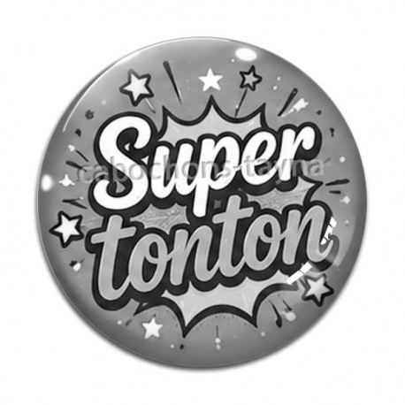 Cabochon Verre - super tonton