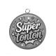 Pendentif Cabochon Argent - super tonton
