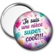 Miroir de poche - je suis une nièce super cool