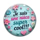 Cabochon Verre - je suis une nièce super cool