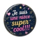 Cabochon Résine - je suis une nièce super cool