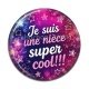 Cabochon Résine - je suis une nièce super cool