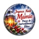 Cabochon Résine - joyeux noël passe de merveilleuses fêtes