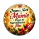 Cabochon Verre - joyeux noël passe de merveilleuses fêtes