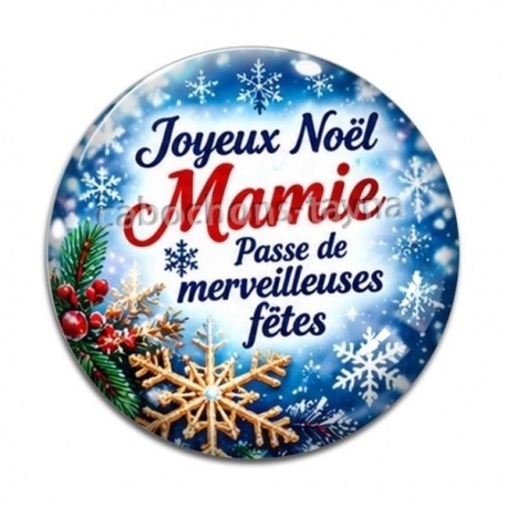 Cabochon Verre - joyeux noël passe de merveilleuses fêtes
