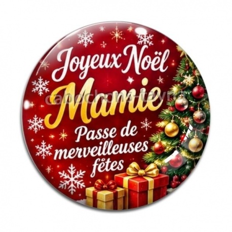 Cabochon Verre - joyeux noël passe de merveilleuses fêtes