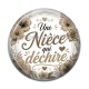 Cabochon Résine - une nièce qui déchire