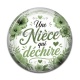 Cabochon Résine - une nièce qui déchire