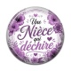 Cabochon Résine - une nièce qui déchire