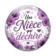 Cabochon Verre - une nièce qui déchire