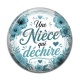 Cabochon Résine - une nièce qui déchire