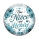 Cabochon Verre - une nièce qui déchire