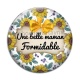 Cabochon Verre - belle maman formidable
