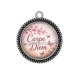 Pendentif Cabochon Argent - Carpe Diem