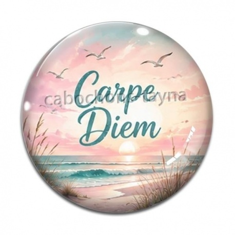 Cabochon Verre - Carpe Diem