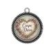 Pendentif Cabochon Argent - Carpe Diem