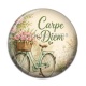Cabochon Résine - Carpe Diem
