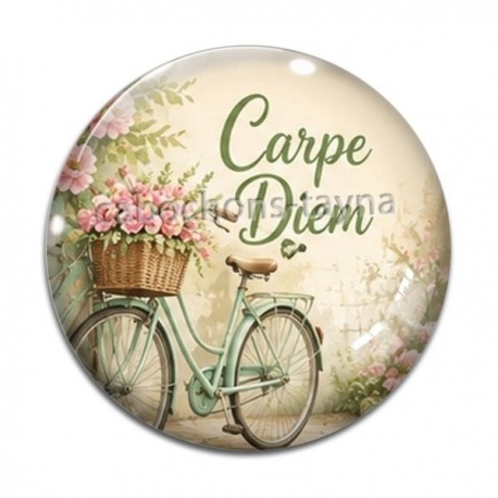Cabochon Verre - Carpe Diem