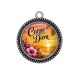 Pendentif Cabochon Argent - Carpe Diem