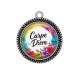 Pendentif Cabochon Argent - Carpe Diem