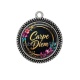 Pendentif Cabochon Argent - Carpe Diem