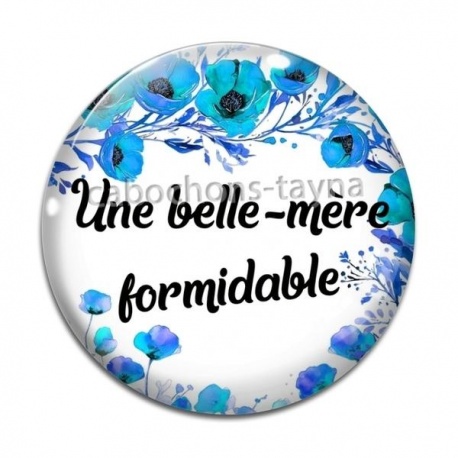 Cabochon Verre - belle mère formidable
