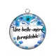 Pendentif Cabochon Argent - belle mère formidable