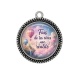 Pendentif Cabochon Argent - fais de tes rêves une réalité