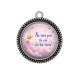 Pendentif Cabochon Argent - fais de tes rêves une réalité