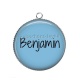 Pendentif Cabochon Argent - commande