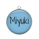 Pendentif Cabochon Argent - commande