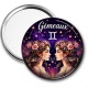 Miroir de poche - gémeaux signe astrologique