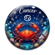 Cabochon Verre - cancer signe astrologique