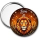 Miroir de poche - lion signe astrologique