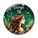 Cabochon Verre - Vierge signe astrologique