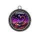 Pendentif Cabochon Argent - Scorpion signe astrologique