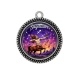 Pendentif Cabochon Argent - Sagittaire signe astrologique