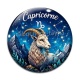 Cabochon Verre - Capricorne signe astrologique