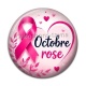 Cabochon Résine - octobre rose