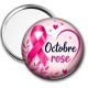 Miroir de poche - octobre rose