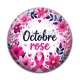 Cabochon Résine - octobre rose