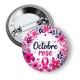Badge - octobre rose