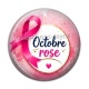 Cabochon Résine - octobre rose