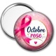 Miroir de poche - octobre rose