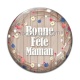 Cabochon Verre - bonne fête maman
